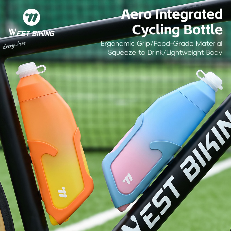 Mountain Biking Water Bottle - WEST BIKING Fiets 680ML Aerodynamische Waterfles