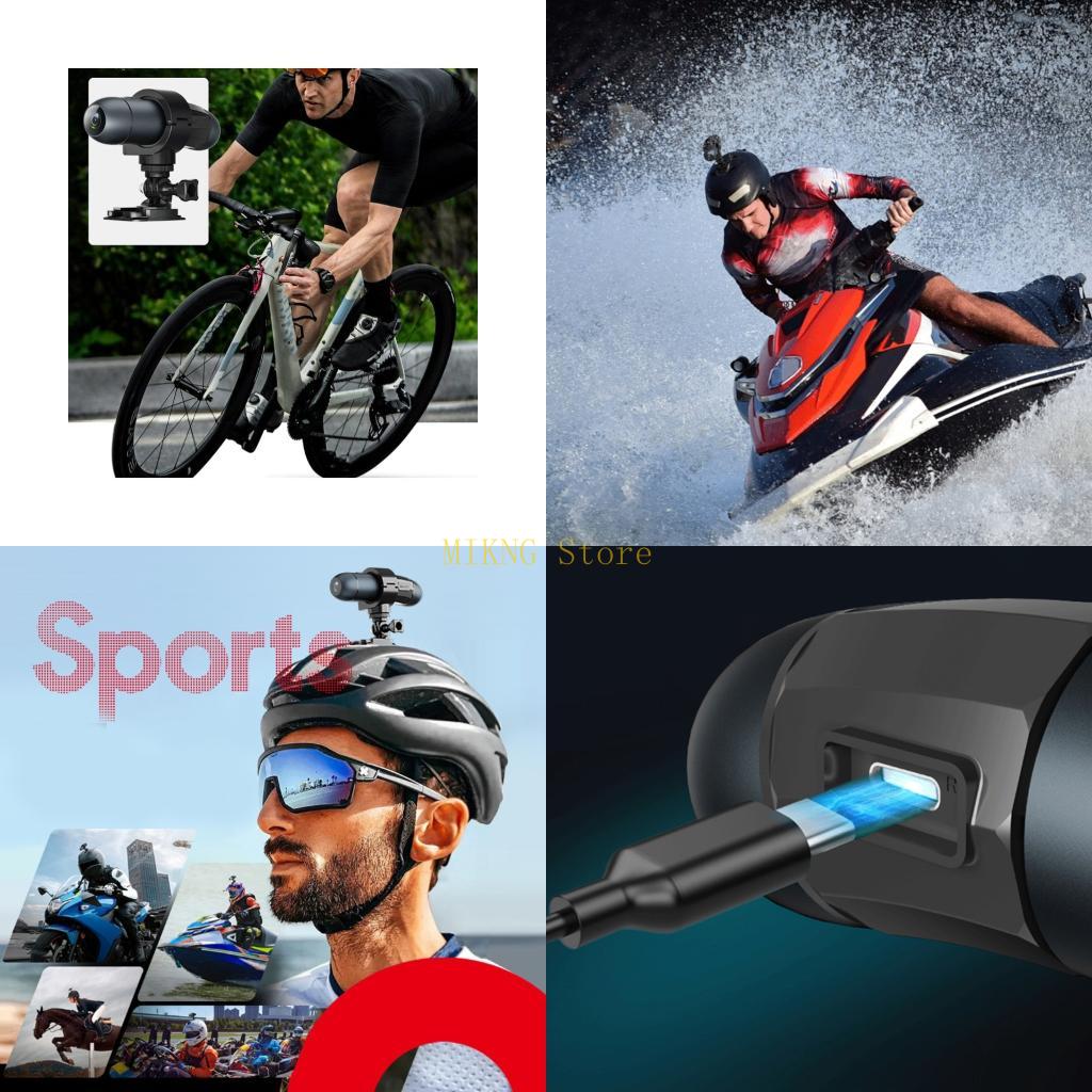 Mountain Biking Videos - 4K buitenactiecamera Mountainbike motorfietsen helmcamera Minicamera