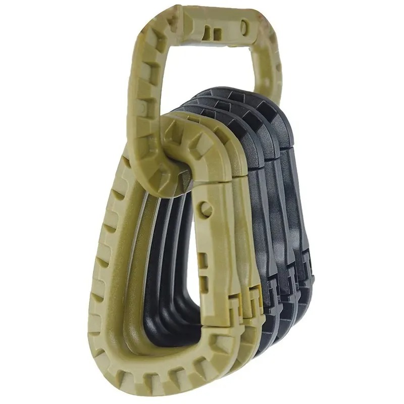 Chain Quick Link - Tactische Karabijnhaak Set Plastic Staal Snelle