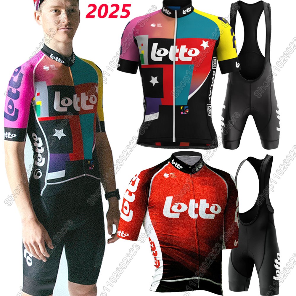 Mountain Biking Pants - Lotto team 2025 wielertrui set Zomer