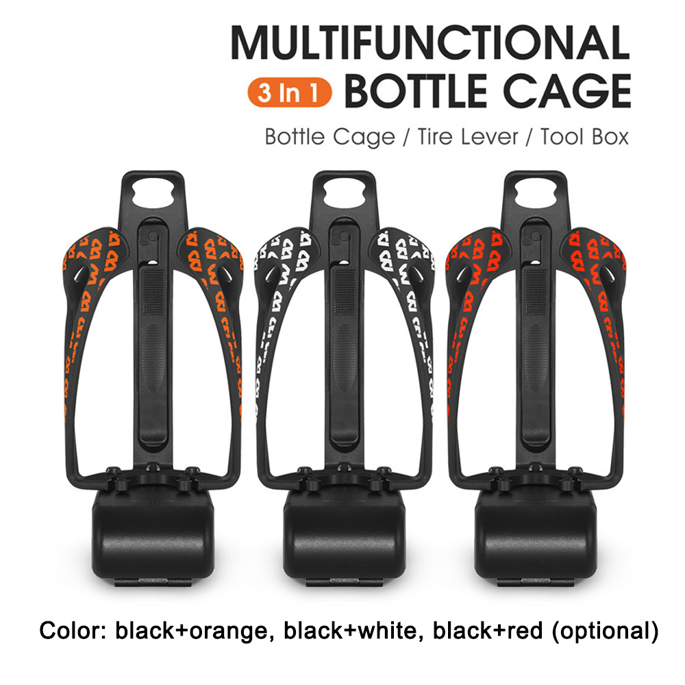 Mountain Biking Water Bottle - West Biking 3-in-1 multifunctionele fiets bidonhouder,