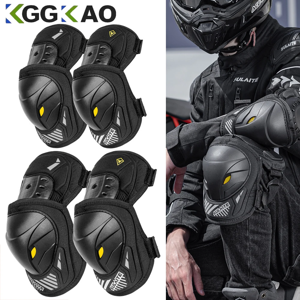 Mountain Biking Knee And Elbow Pads - 1 paar elektrische fiets motorfiets knie