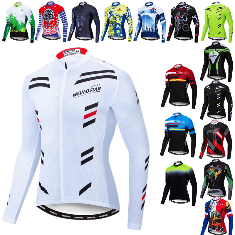 Mountain Biking Jacket - Pro Team Wielertrui Lange Mouw Heren