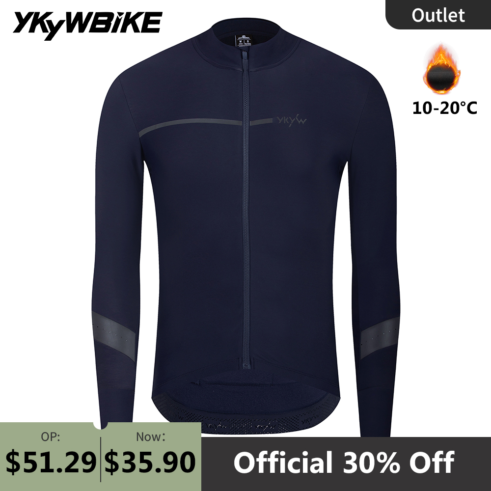 Mountain Biking Jacket - YKYWBIKE Heren Winter Wielertrui Warm Racefiets