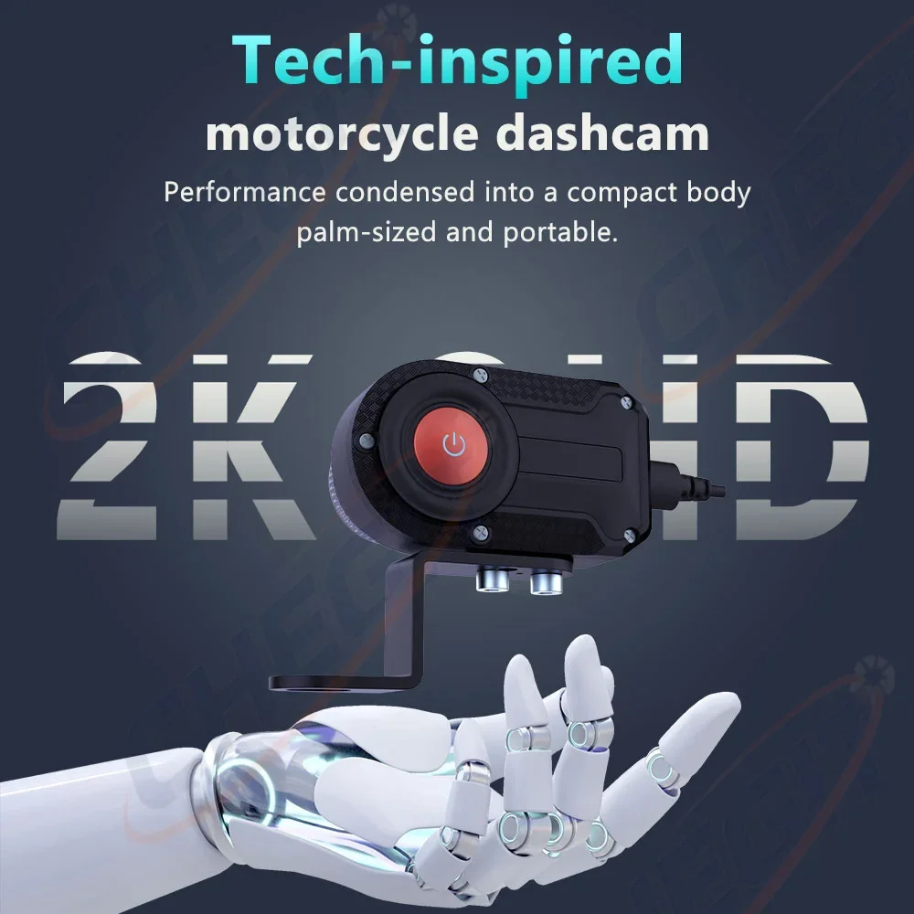 Motorfiets DVR 2K HD WiFi met  - Mountain Biking Videos recensie en prijs
