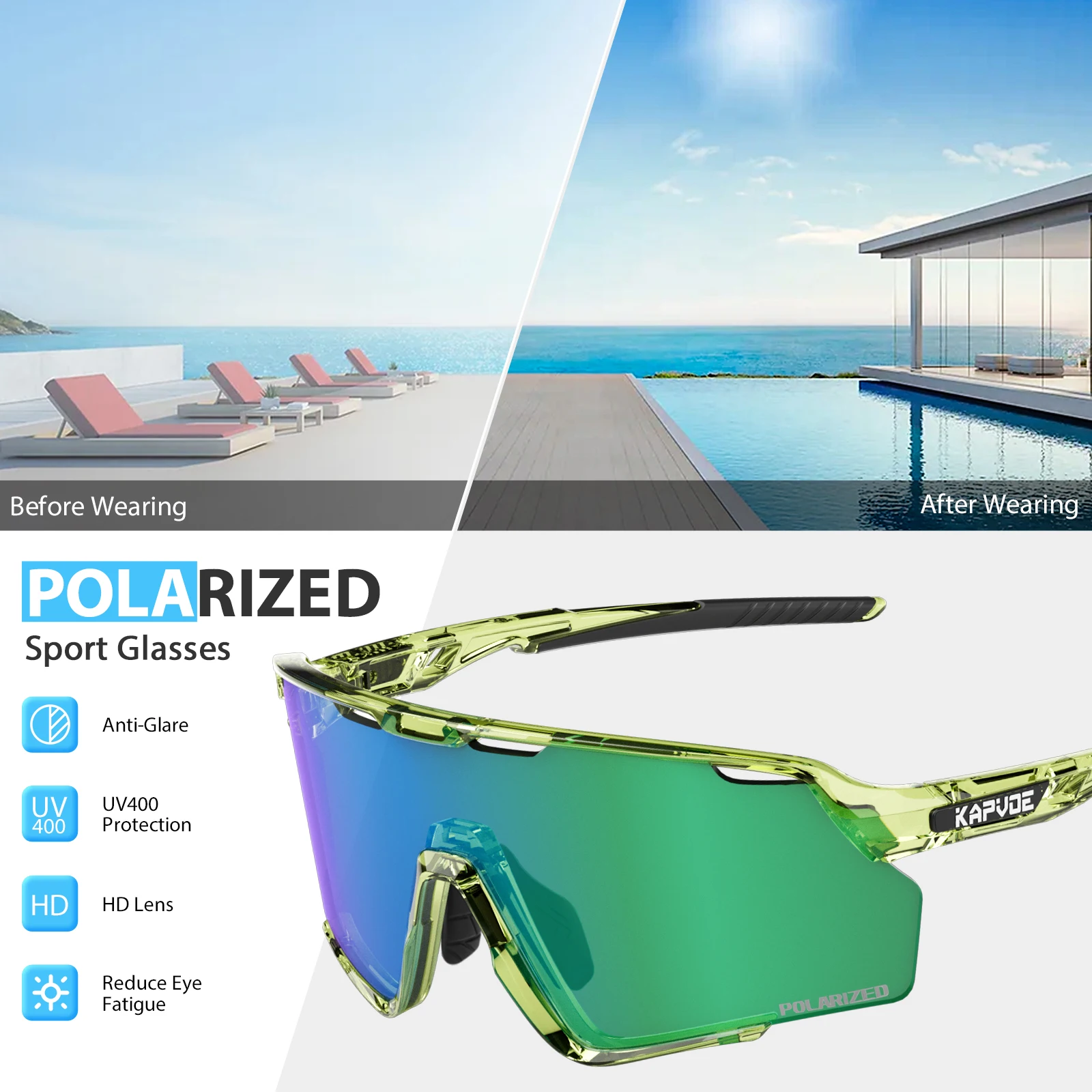 Kapvoe Nieuwe Outdoor Fietsbri - Mountain Biking Sunglasses recensie en prijs