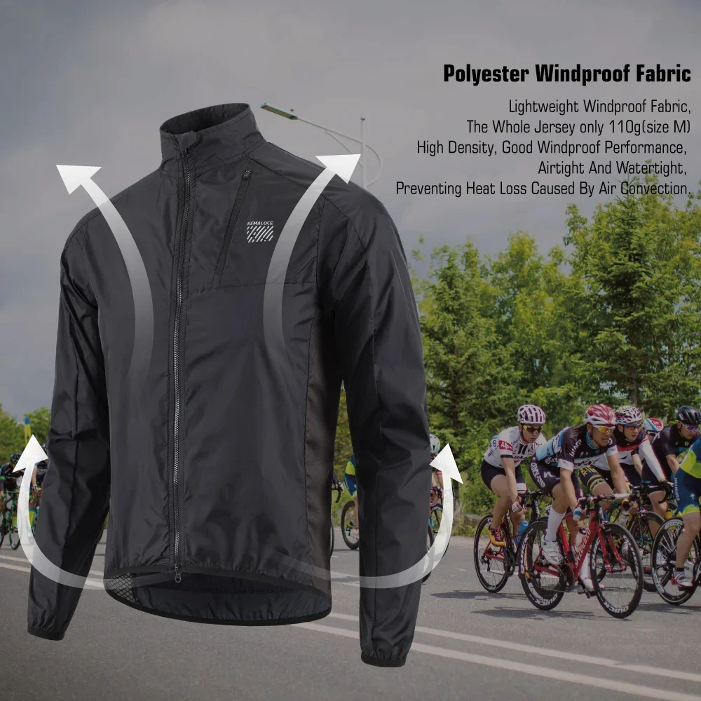 KEMALOCE Fietsjack Winddicht H - Mountain Biking Jacket recensie en prijs