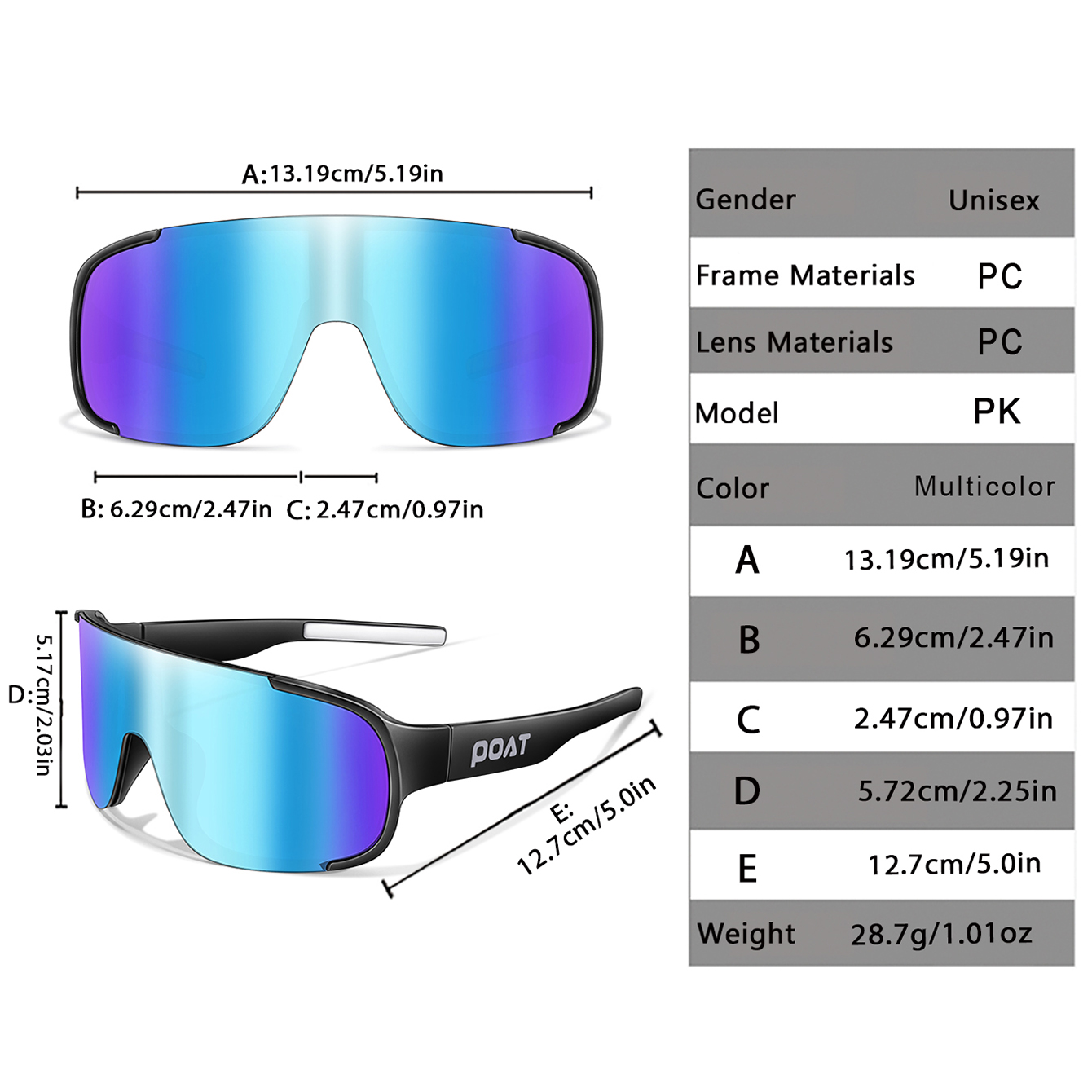 POAT UV400 fietszonnebril here - Mountain Biking Sunglasses recensie en prijs