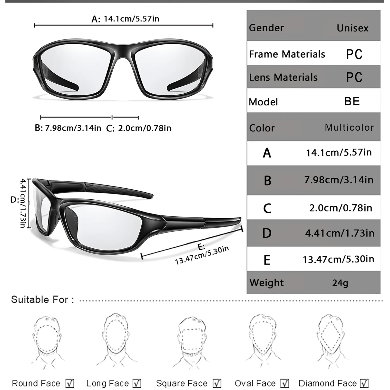 Meekleurende glazen fietsbrill - Mountain Biking Sunglasses recensie en prijs