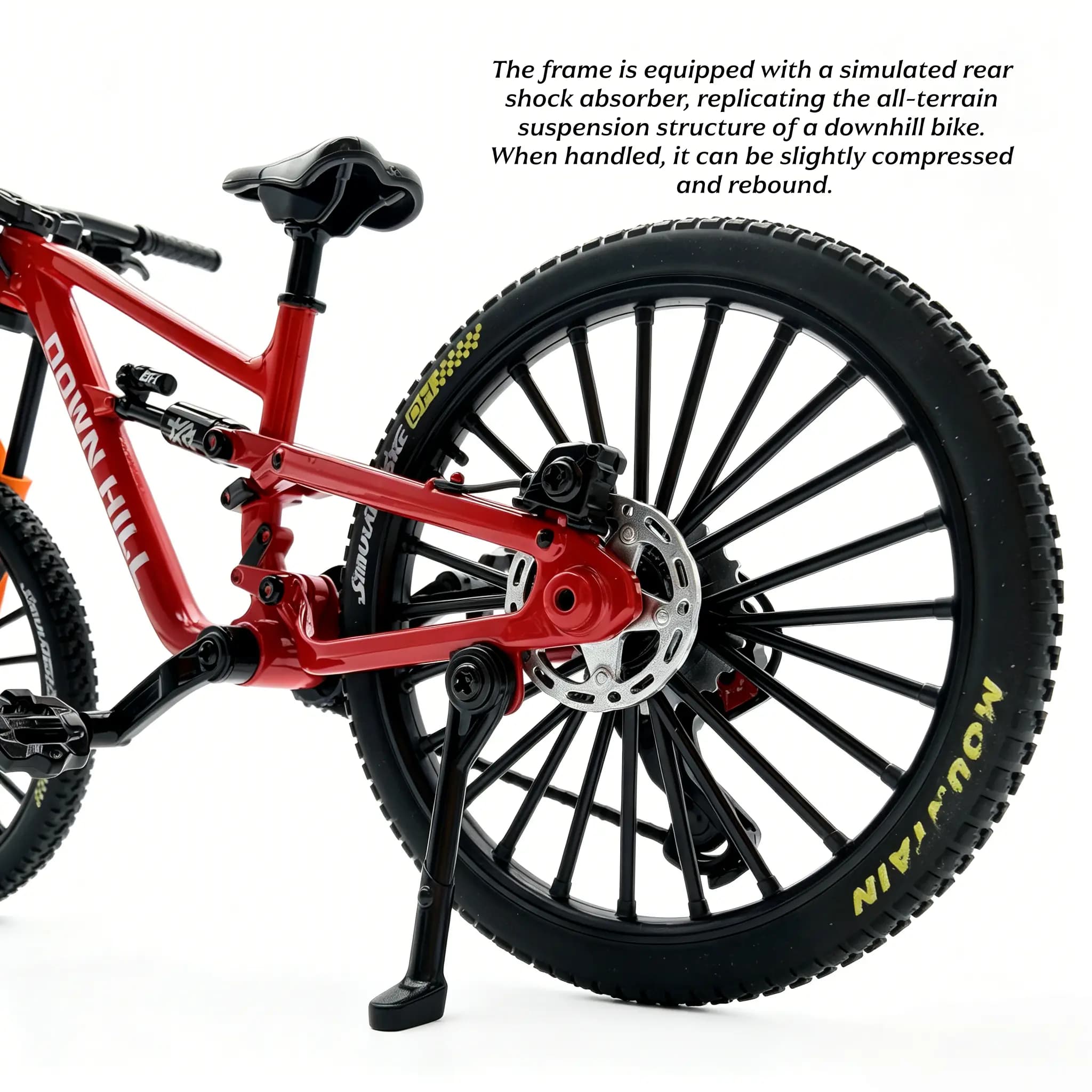 1:8 schaalmodel van een downhi - Mountain Biking Videos recensie en prijs