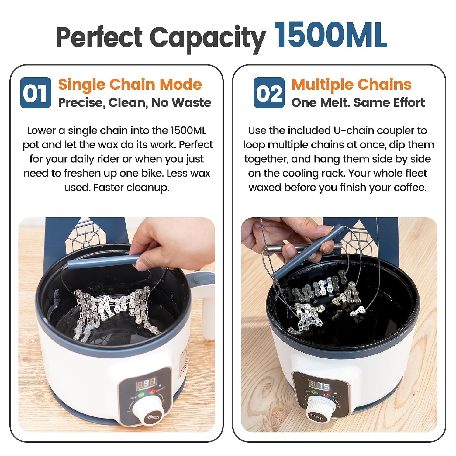 Fietskettingwas-smeltketel 150 - Chain Quick Link recensie en prijs