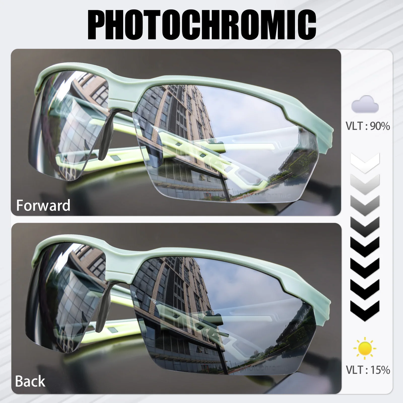 SCVCN Meekleurende fietszonneb - Mountain Biking Sunglasses recensie en prijs